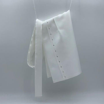 BEADED EMB APRON