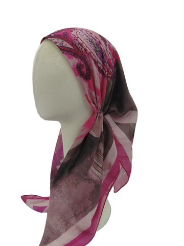 AMOD PINK PAISLY TUCHEL